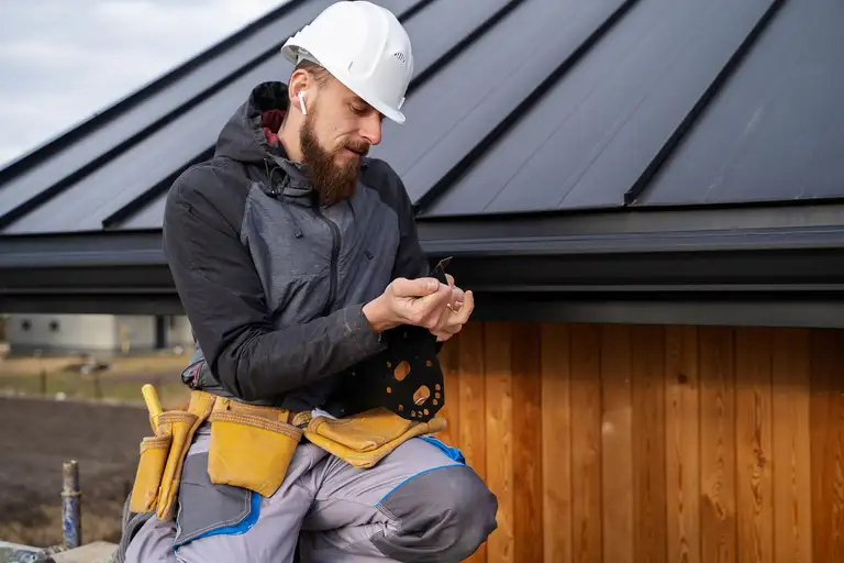 Seamless gutter installation by Unique Roofing